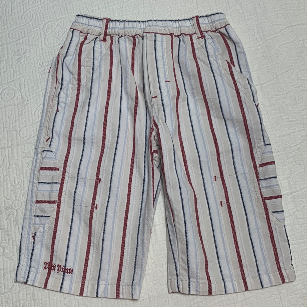 3T (5/$20) Striped Cotton Long Shorts by Lapierre Collection